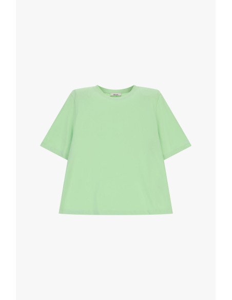 Dixie T-shirt met ronde hals, normale pasvorm en korte mouwen