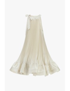 Korte geplooide jurk met strikdetail Dixie 2