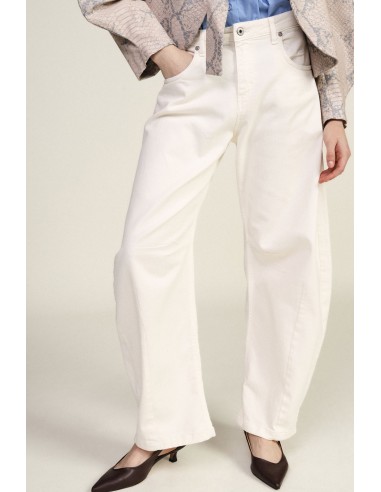 Dixie Ampi-broek met vijf zakken en hoge taille