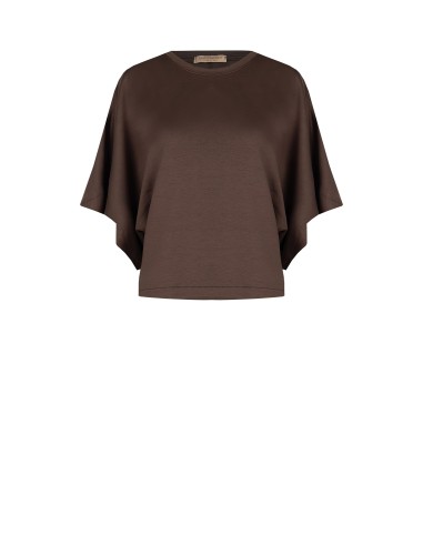 Korte oversized sweater van viscosemix