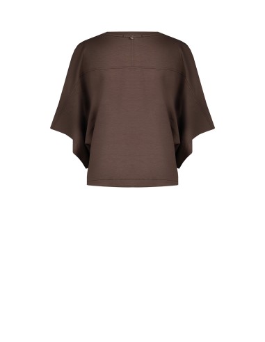 Korte oversized sweater van viscosemix