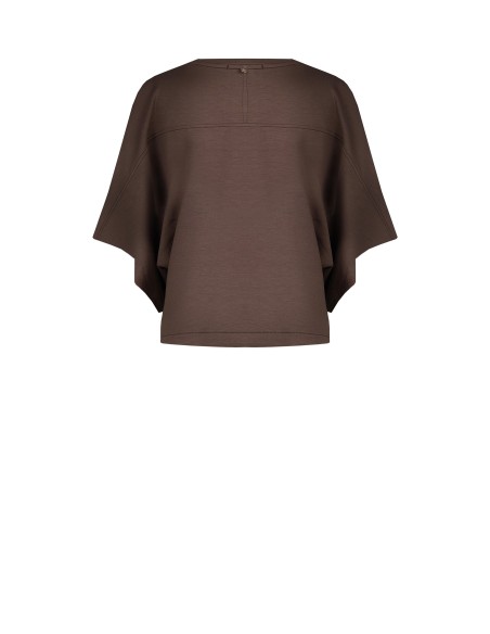 Korte oversized sweater van viscosemix