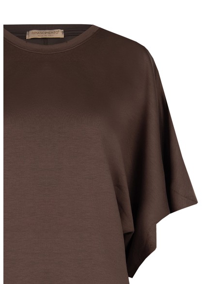 Korte oversized sweater van viscosemix