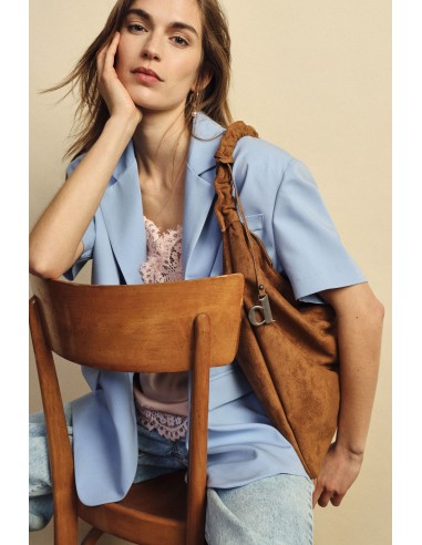 Dixie blazer met korte mouwen en paspelzakken