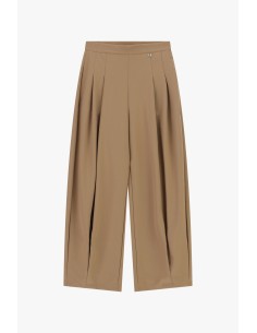 Dixie cropped palazzobroek met plooien aan de voorkant 2