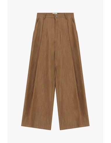 Dixie jeans met wijde pijpen, plooien aan de voorkant en zakken