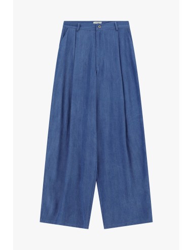 Dixie jeans met wijde pijpen, plooien aan de voorkant en zakken