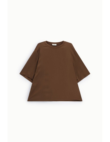 Ruim T-shirt met korte mouwen en ronde hals Dixie