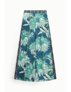 Wijde Palazzo-broek met bloemen Dixie 2