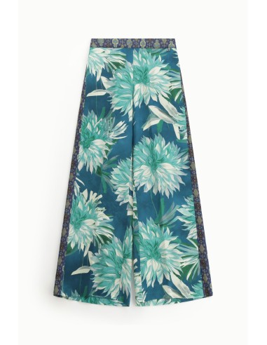 Wijde Palazzo-broek met bloemen Dixie