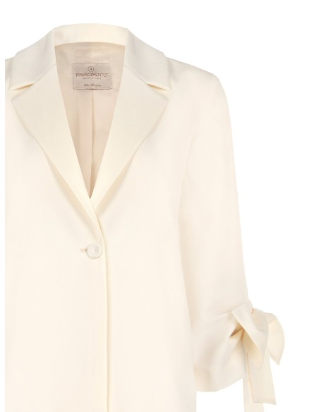 Ruime blazer met maxi-strikken op de mouwen Rinascimento