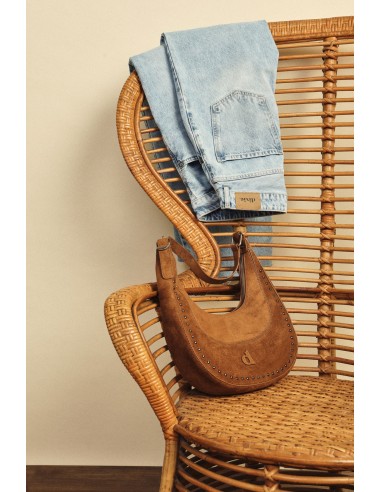 Dixie hobo-tas met metalen details