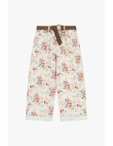 Dixie Palazzo-broek met bloemenprint en hoge taille