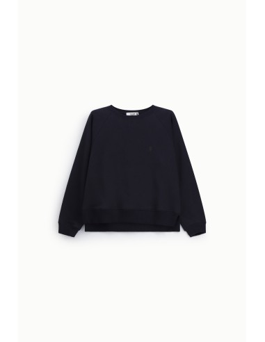 Ronde-hals sweatshirt met geborduurd hartdetail Please