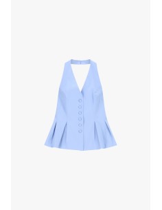 Mouwloos uitlopend vest met knoopsluiting van Dixie 2
