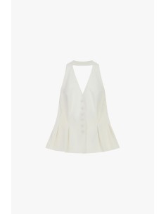 Mouwloos uitlopend vest met knoopsluiting van Dixie