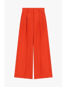 Dixie Palazzo-broek met plooien en hoge taille