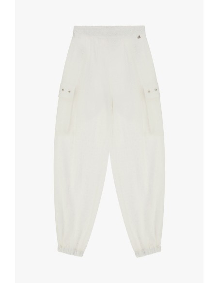 Joggingbroek met zijzakken en elastische taille Dixie