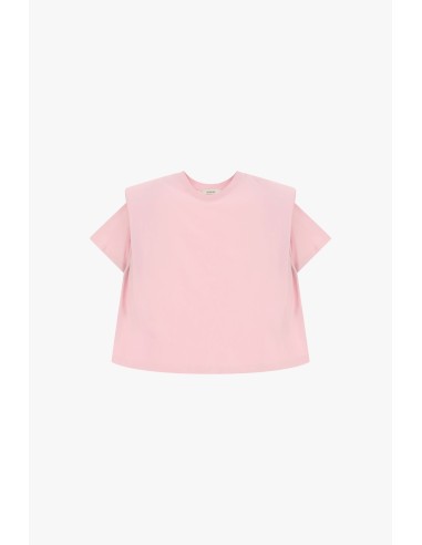 T-shirt met gestructureerde schouders en vierkante pasvorm Dixie