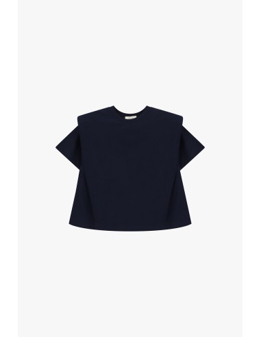 T-shirt met gestructureerde schouders en vierkante pasvorm Dixie