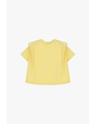 T-shirt met gestructureerde schouders en vierkante pasvorm Dixie