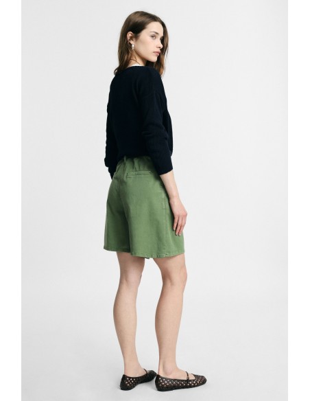 Regular-fit shorts met plooien en tailleband Please