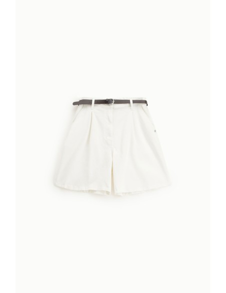 Regular-fit shorts met plooien en tailleband Please