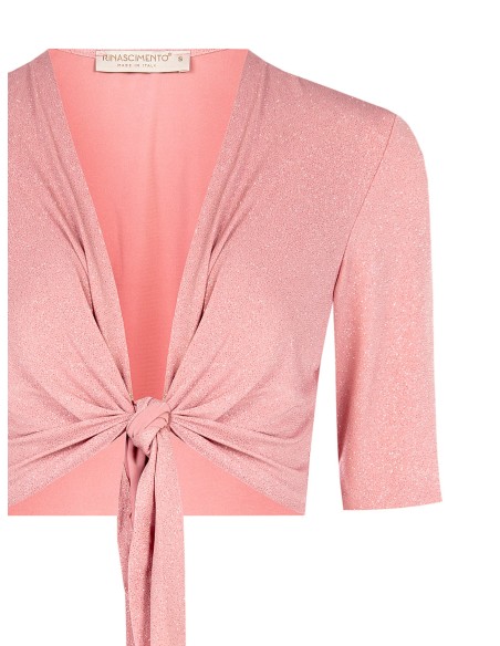 Geknoopte bolero met strasssteentjes Rinascimento