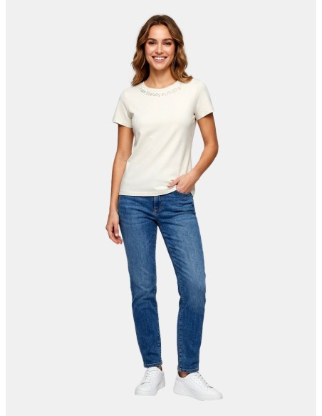 T-shirt met Liu Jo-logo bedrukt