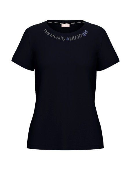 T-shirt met Liu Jo-logo bedrukt