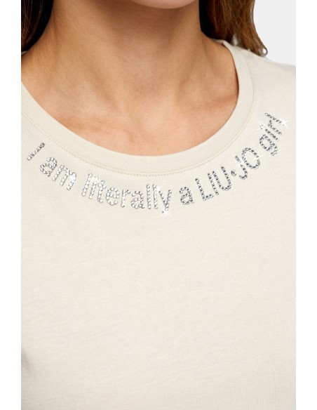 T-shirt met Liu Jo-logo bedrukt