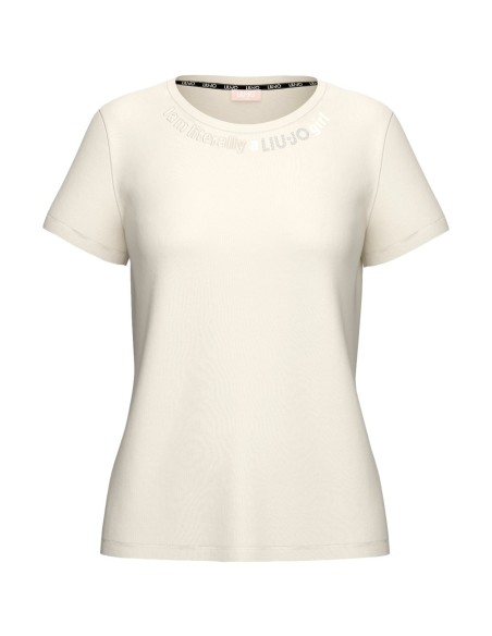 T-shirt met Liu Jo-logo bedrukt