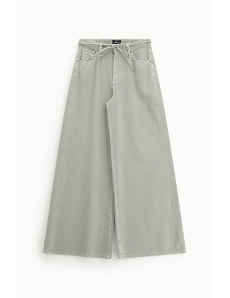 Dixie-jeans met wijde pijpen en riem