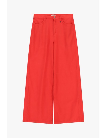 Dixie Palazzo-broek met hoge taille en wijde pijpen