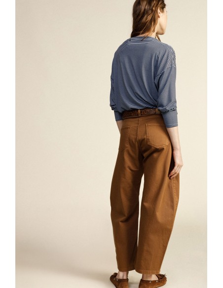Dixie Ampi-broek met vijf zakken en hoge taille
