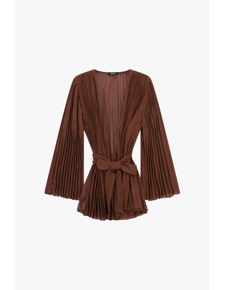 Blazer met wijde mouwen en ceintuur Dixie