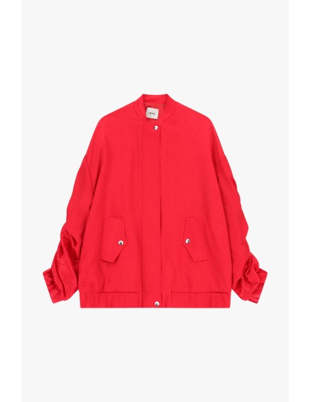 Oversized bomberjack met zakken en drukknoopsluiting Dixie