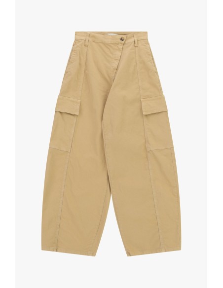 Palazzo-broek met cargozakken en hoge taille, alsjeblieft