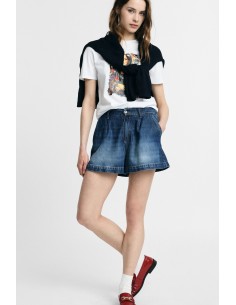 Regular-fit shorts met plooien en zakken aan de voorkant Please