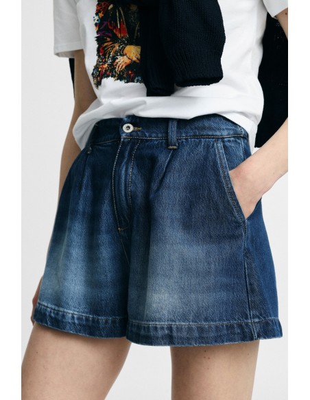 Regular-fit shorts met plooien en zakken aan de voorkant Please