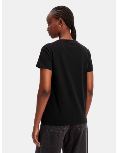 T-shirt met print en strass van Liu Jo