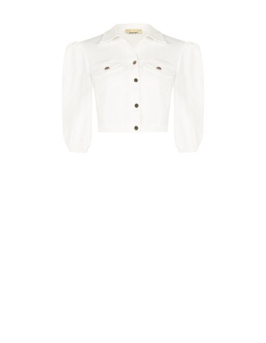 Cropped stretchjeansjack met zakjes Rinascimento