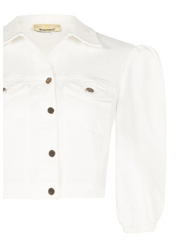 Cropped stretchjeansjack met zakjes Rinascimento
