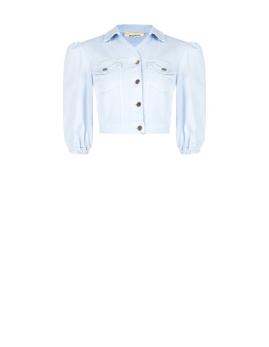 Cropped stretchjeansjack met zakjes Rinascimento