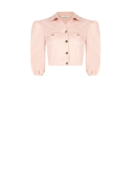 Cropped stretchjeansjack met zakjes Rinascimento