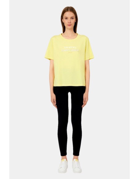 T-shirt met logo en print van Liu Jo