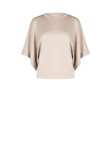 Korte oversized sweater van viscosemix