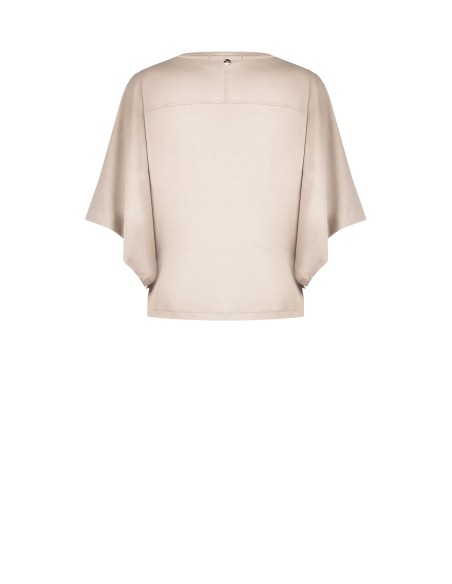 Korte oversized sweater van viscosemix