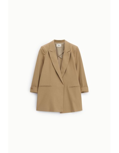 Lange regular-fit blazer met opgerolde mouwen van Dixie
