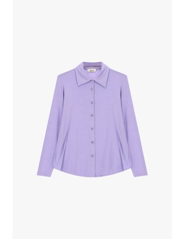 Dixie Regular-fit blouse met klassieke kraag en lange mouwen